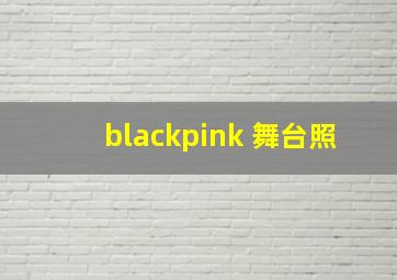 blackpink 舞台照